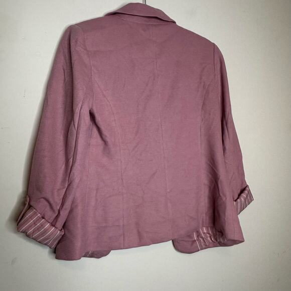 41 Hawthorn Natalie Knit Blazer Women’s Small Pink Open Front Long Sleeve NWT - Picture 5 of 8